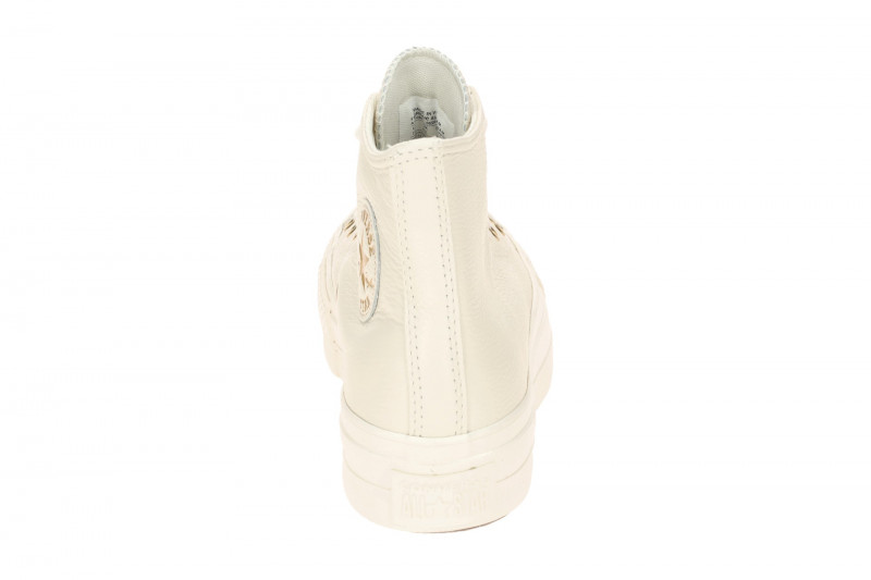 Converse Schuhe Chuck Taylor All Star Plateau weiß creme Lift Hi Leder