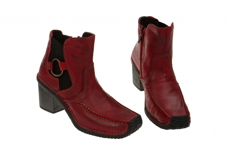 camel active Soho Heel Stiefelette - rot - 808.71.03