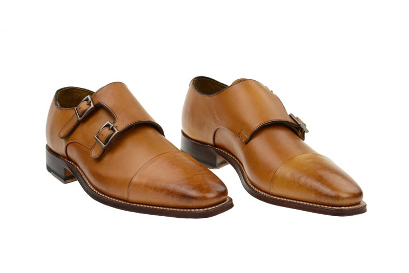 Gordon & Bros Schuhe braun tan Double-Monk Lucquin 4924