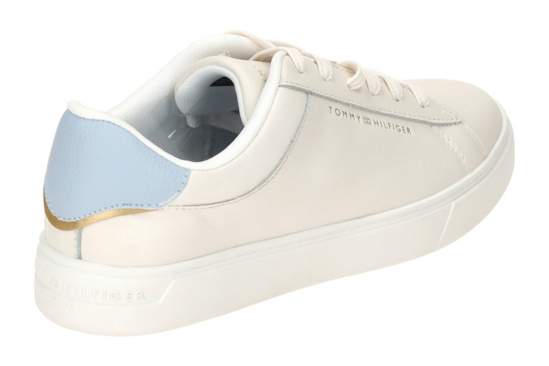 Tommy Hilfiger Schuhe Essential Court Sneakers weiß blau Damen