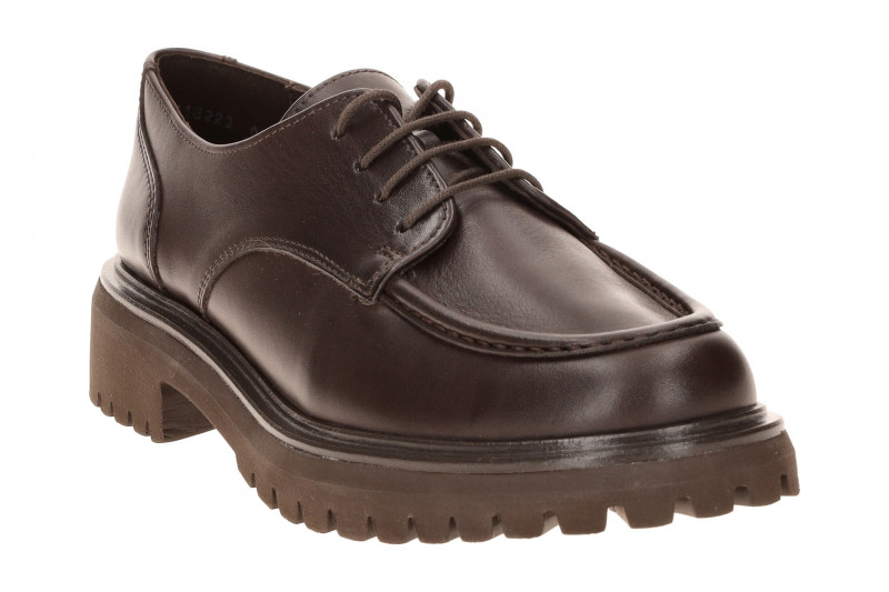 Paul Green Schuhe braun matt Plateau Loafer 1237