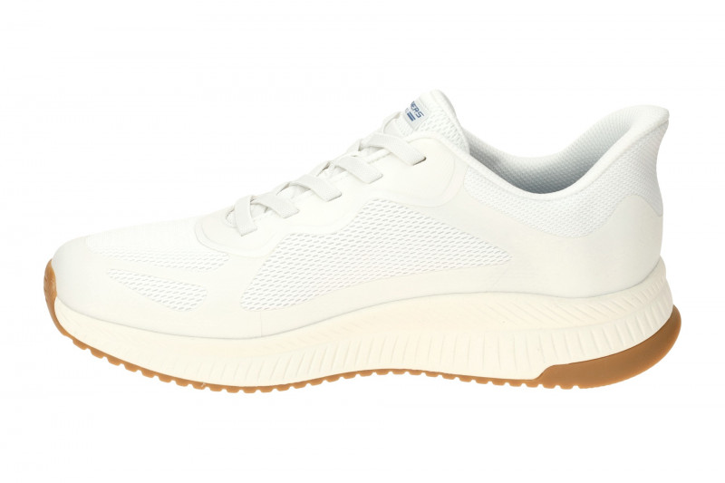 Skechers Bobs Squad Schuhe weiß Slip-Ins Herren 118423