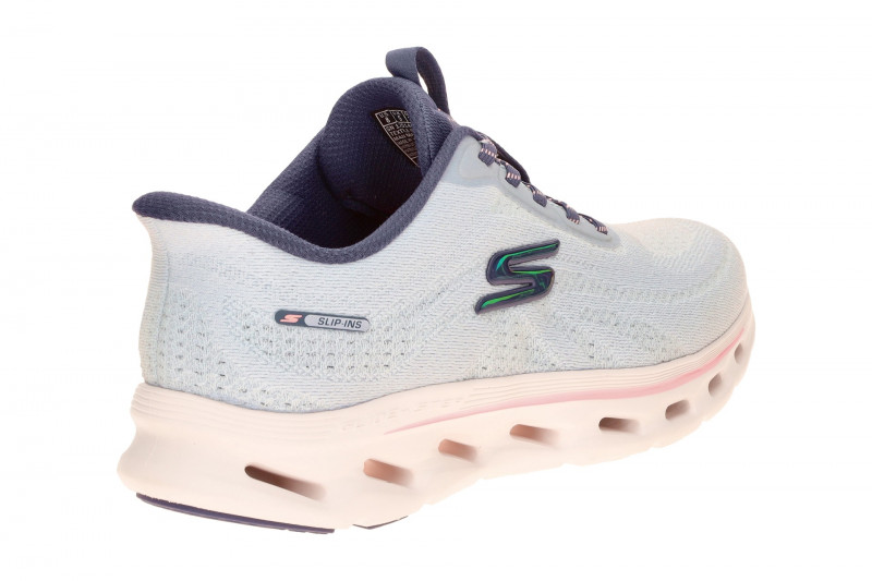 Skechers Go Walk Gliede Step Slipper hellblau SLIP-IN 125144