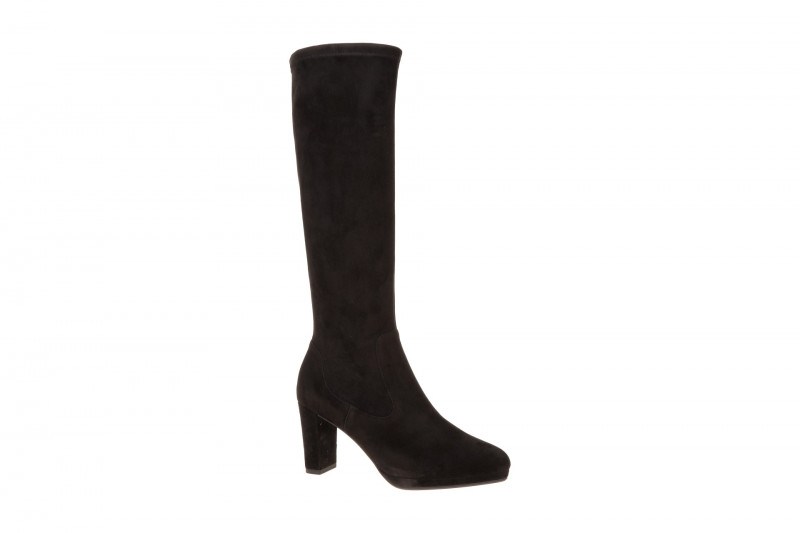 Peter Kaiser Langschaft Stiefel schwarz Stretch High-Heels 75524