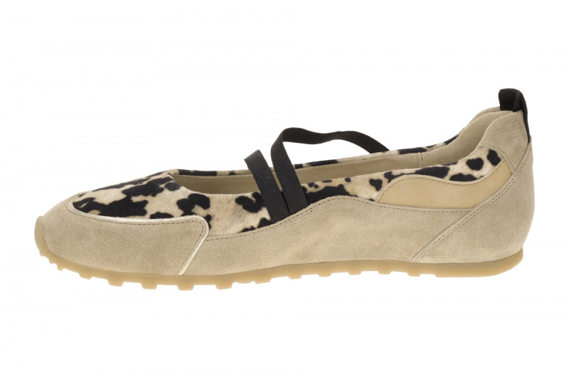 Paul Green Slipper Mary Jane beige schwarz gefleckt 1191