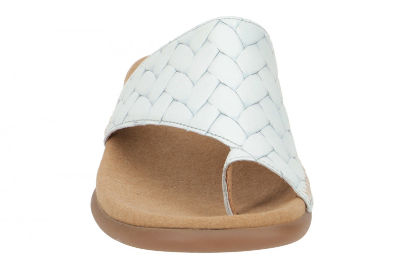 Gabor Zehentrenner Pantolette hellgrau braid 83.700.46