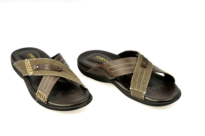 Geox Kimono Pantolette braun