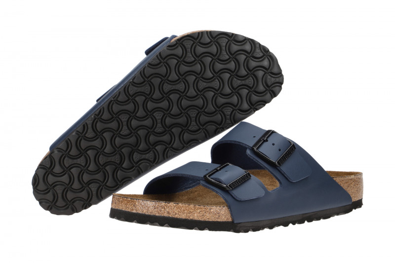 Birkenstock Arizona BS Pantolette blau Normal Weit 51061