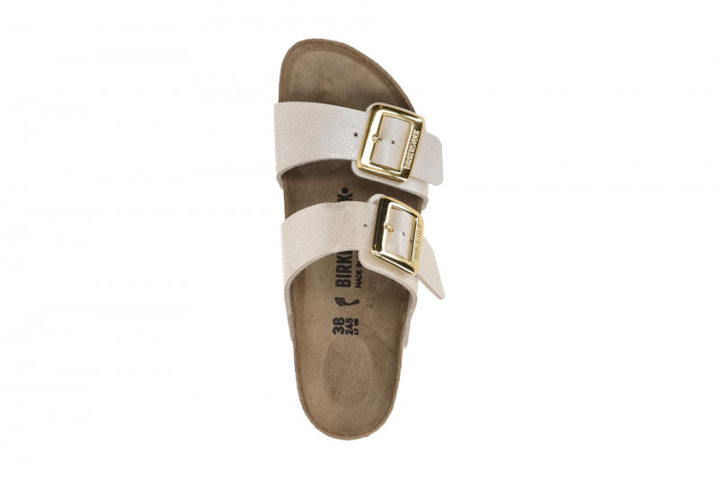 Birkenstock Sydney Cushion Buckle Pantolette perl weiß 1029492