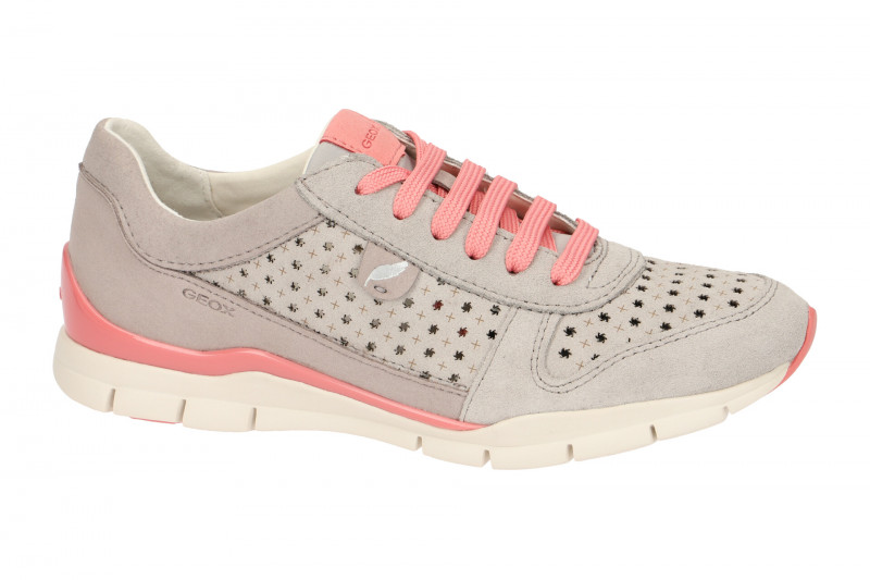 Geox Sukie Schuhe grau pink D52F2A