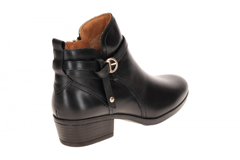 Pikolinos Daroca Stiefelette Ankel Boots schwarz Lederband W1U-8901C1