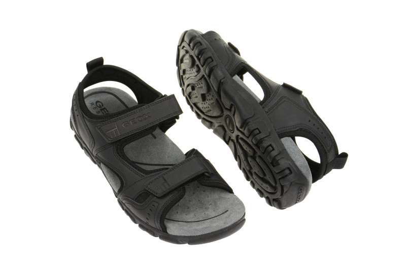 Geox Respira S.Strada Herren Sandale schwarz