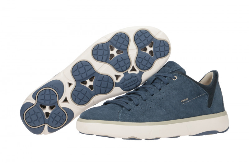 Geox Nebula Schnür Schuhe blau denim U948FA