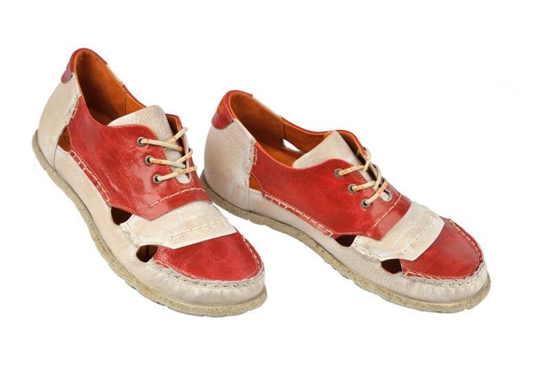 Eject Sony3 E-12092-V1 Herrenschuhe weiß / rot