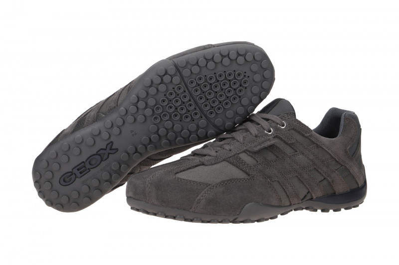 Geox Snake Schuhe Sneakers dunkelgrau U4207K