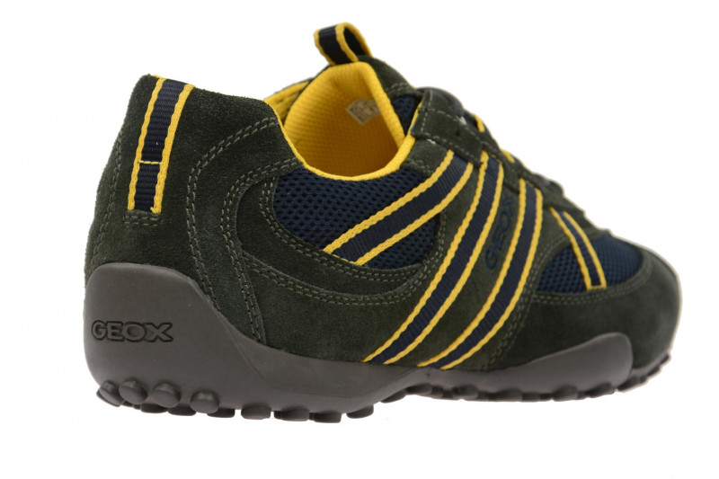 Geox Respira Snake S Sneaker in dunkelgrau Herrenschuhe