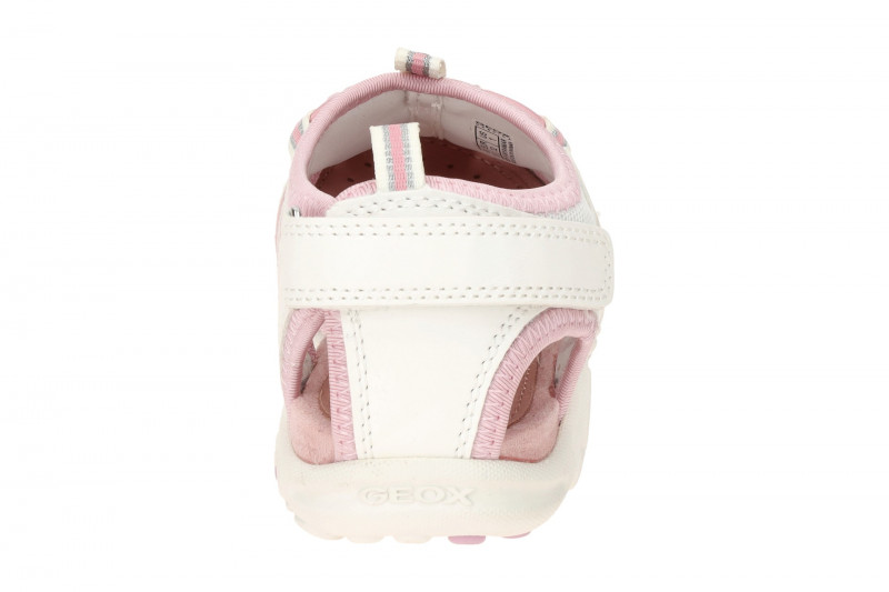 Geox Whinberry Kinder Mädchen Sandale weiß rosa J35GRA