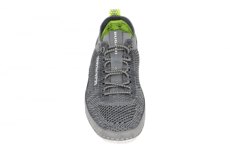 bugatti Quetzal Schuhe Sneakers grau gelb