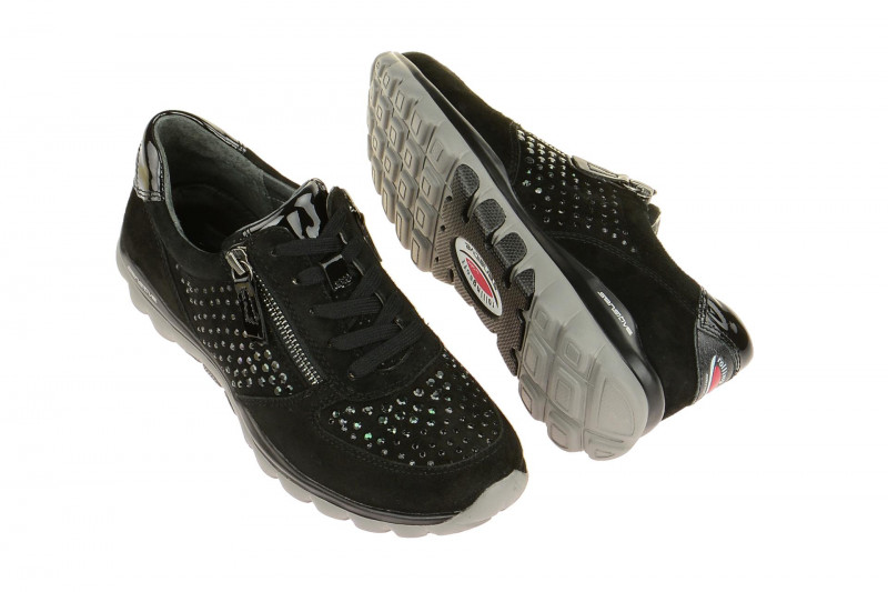 Gabor RollingSoft Schuhe schwarz Strass 96.968.87