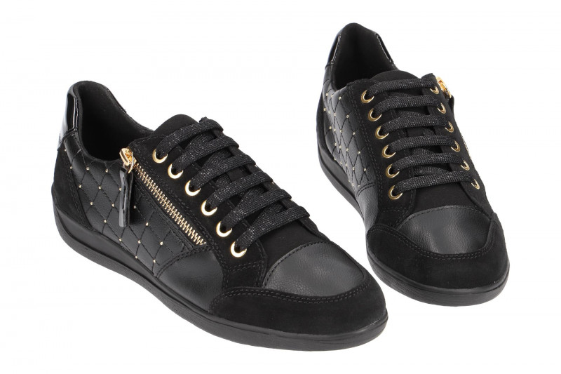 Geox Myria Schuhe schwarz gold