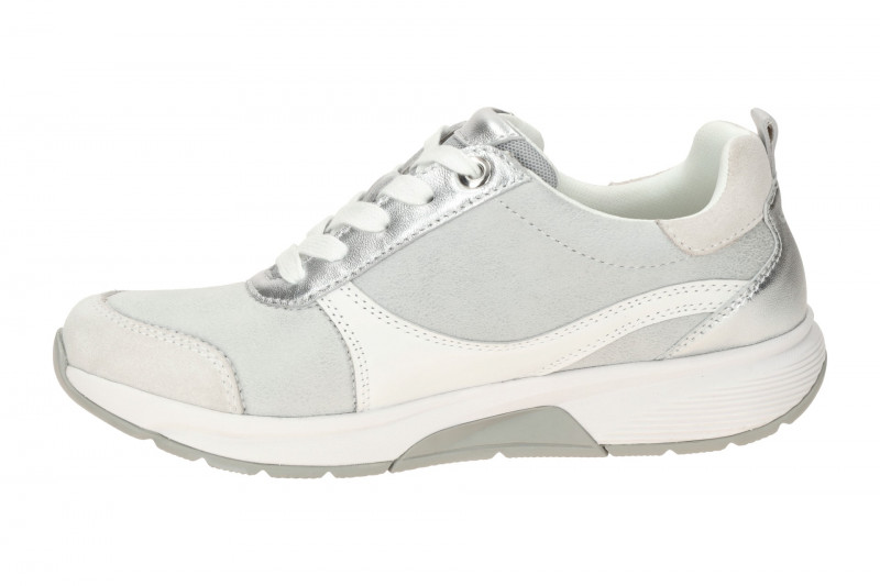 Gabor RollingSoft Schuhe weiß silber 86.877.62
