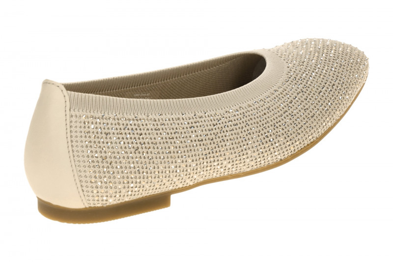 Gabor Ballerina beige Strass Funkel-Effekt 84.146.42