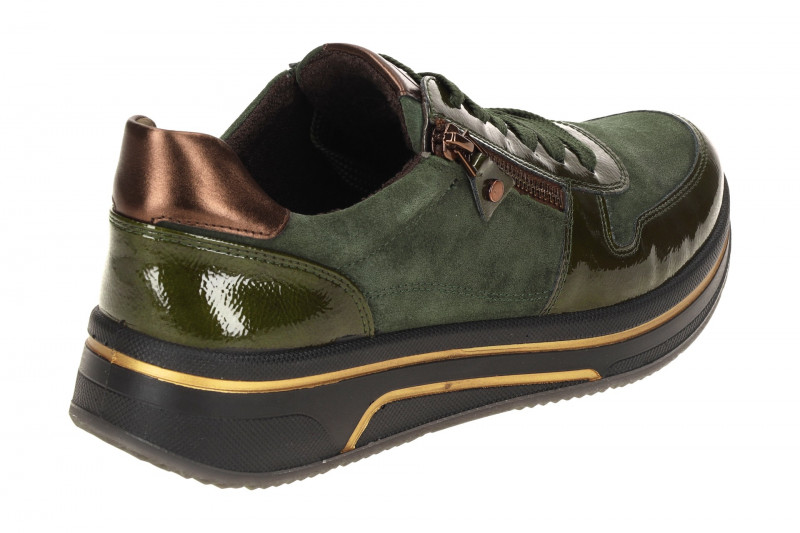 ARA Sapporo 3 Schuhe Sneaker grün metallic Lack 1227540