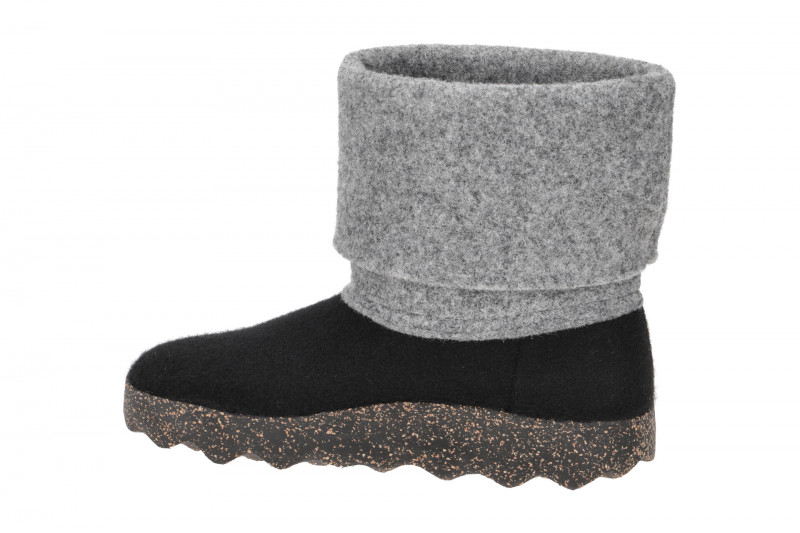 Asportuguesas Cady Schlupf Stiefel schwarz grau