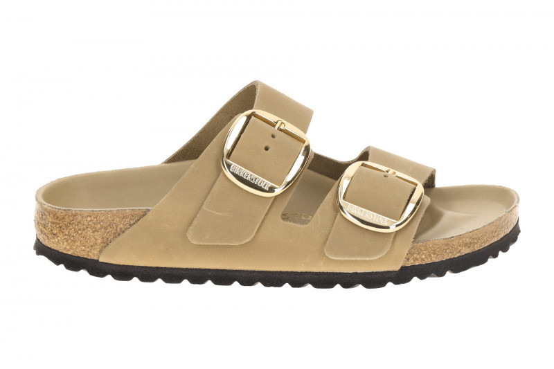 Birkenstock Arizona Big Buckle Pantolette braun tabacco Schmal 1030395
