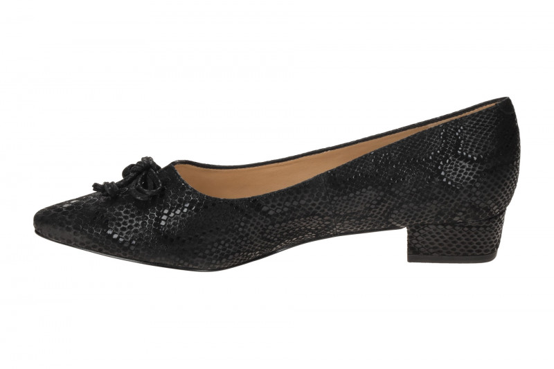 Peter Kaiser Pumps schwarz Snake schimmernd 72241