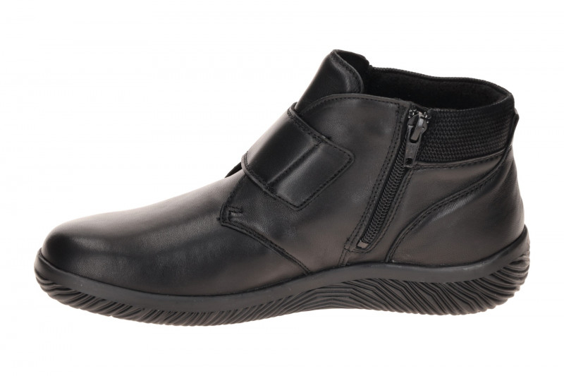 Waldläufer Roya Stiefelette schwarz Klett K-Weite