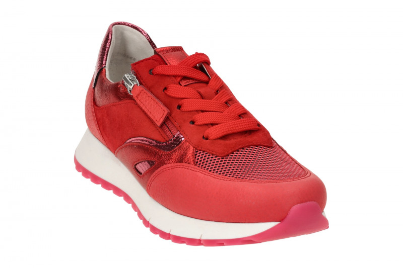 Gabor comfort Sneaker Schuhe rot Material-Mix 62.488.68