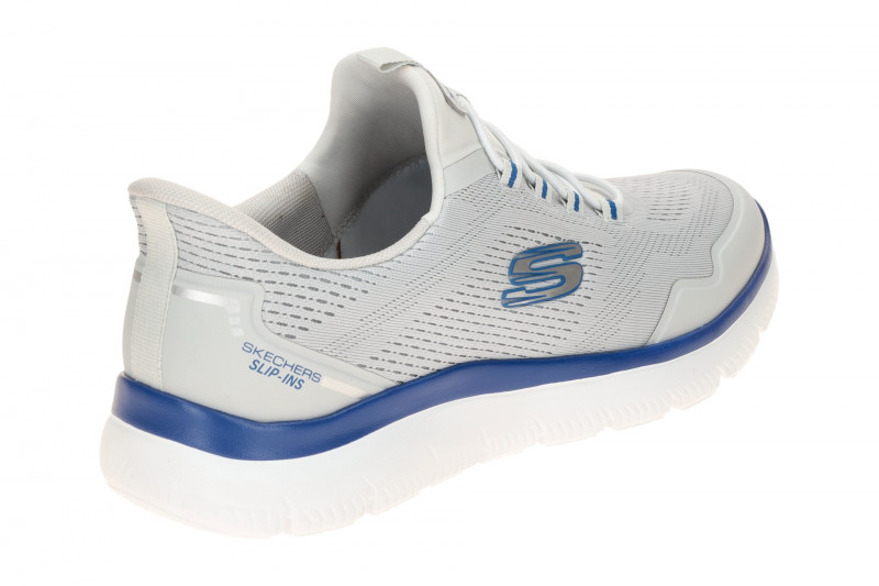 Skechers Summits Schuhe grau blau SLIP-INS 233045