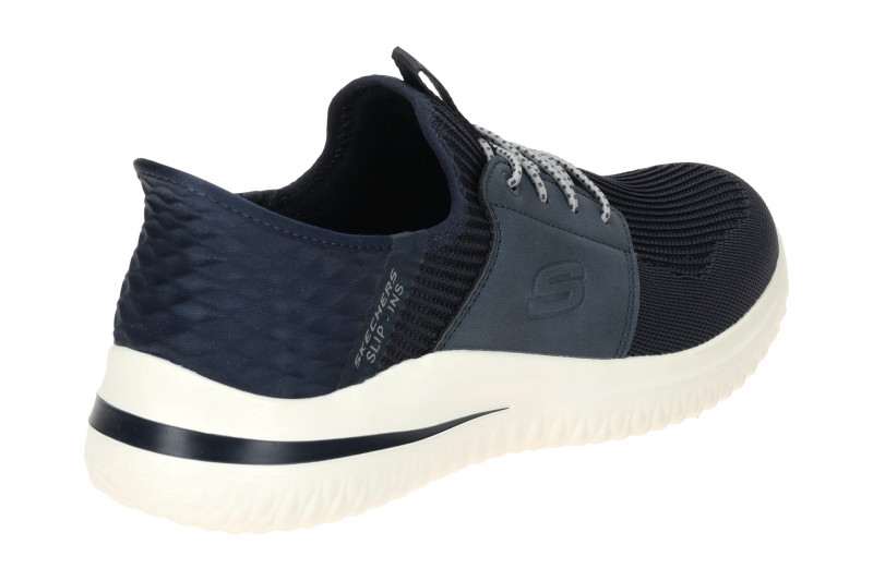 Skechers Delson 3.0 Schuhe blau navy Slip-Ins 210650