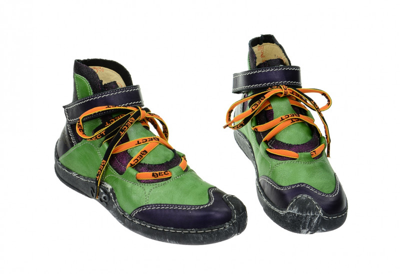Eject Skat Stiefelette grün lila 16501