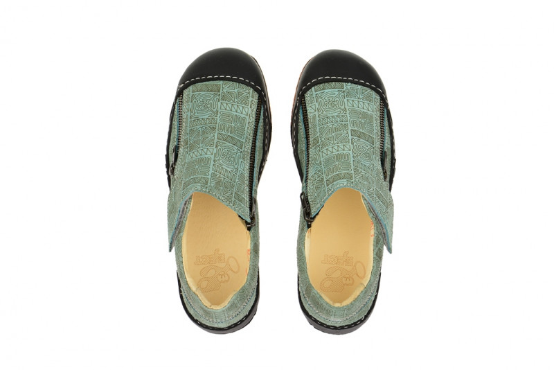 Eject Puzzle Schuhe hell-blau Laser