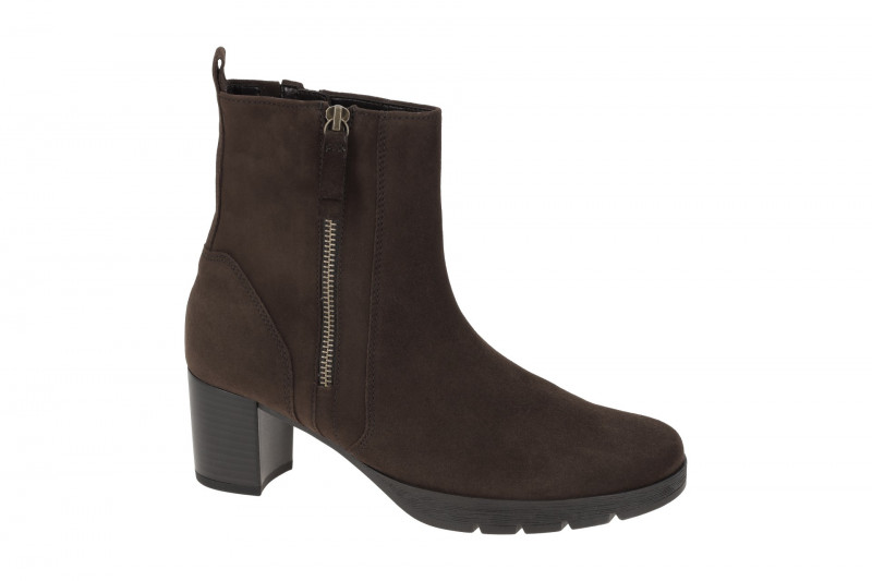 Gabor comfort Stiefelette braun mocca Velour 32.073.45