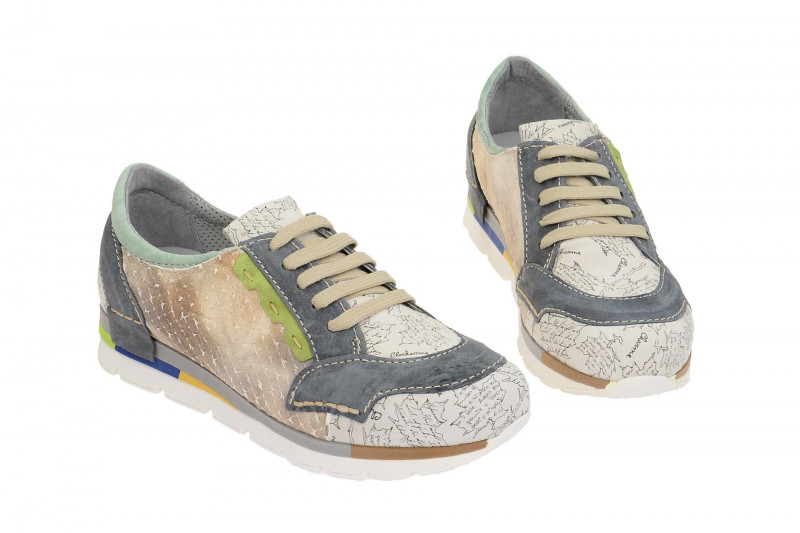Charme Schuhe 1114-E grau beige multi