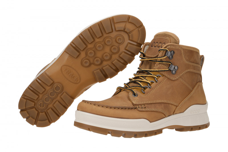 Ecco Track Stiefel braun peanut butter Woll-Futter