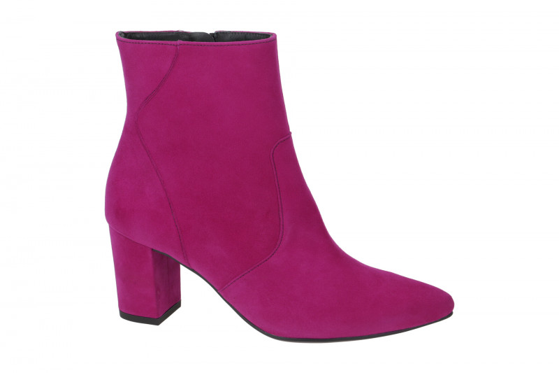 Paul Green 8050 Stiefelette Ankle Boots lila viola Samtvelour