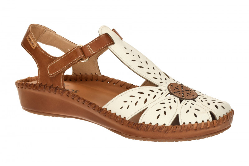 Pikolinos Vallarta Sandale weiß Blüte 655-0841C1