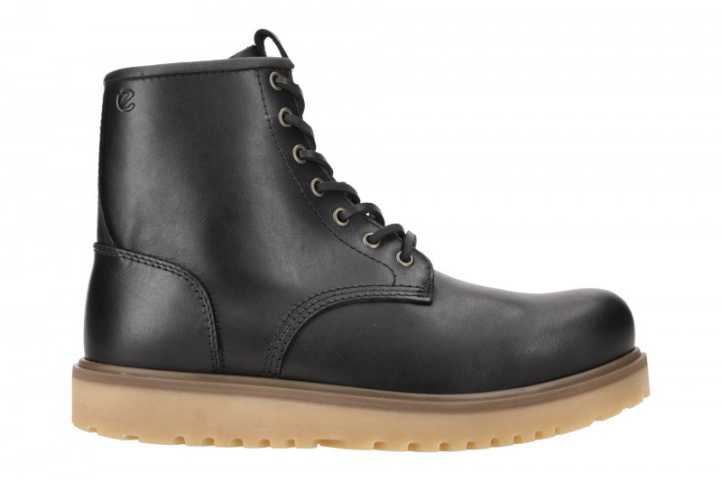 Ecco Staker Schnür Stiefel schwarz 217624