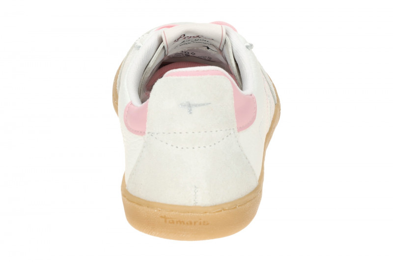 Tamaris Schuhe Sneaker weiß pink 23609