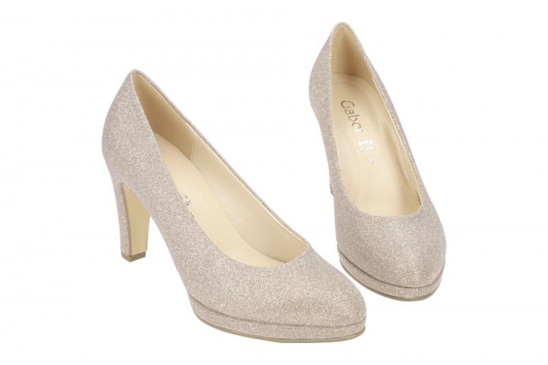 Gabor Pumps rosa effekt metallic 01.270.64