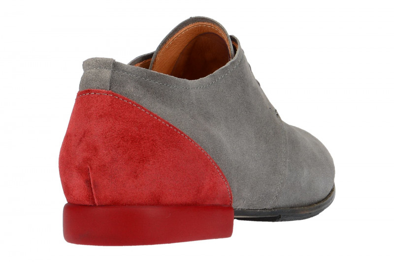 Think Schuhe Mandl grau rot