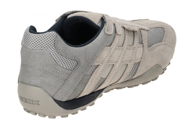 Geox Snake Slipper Schuhe hellgrau rock U4507B