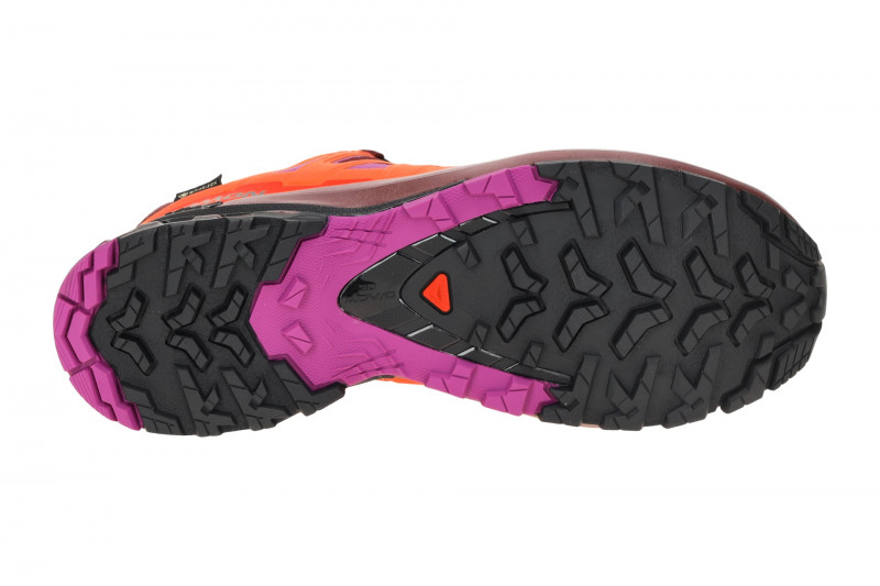 Salomon XA Pro 3D V9 Schuhe Damen rot orange GORE-TEX 479619