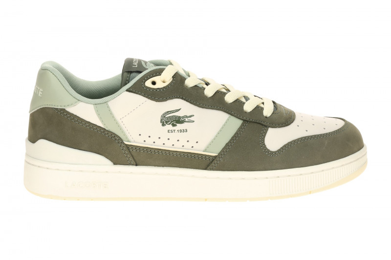 Lacoste T-Clip Set Schuhe Sneakers grün khaki Nubuck 0100