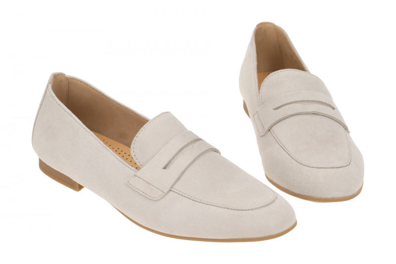 Gabor Schuhe Slipper grau visone 65.213.12