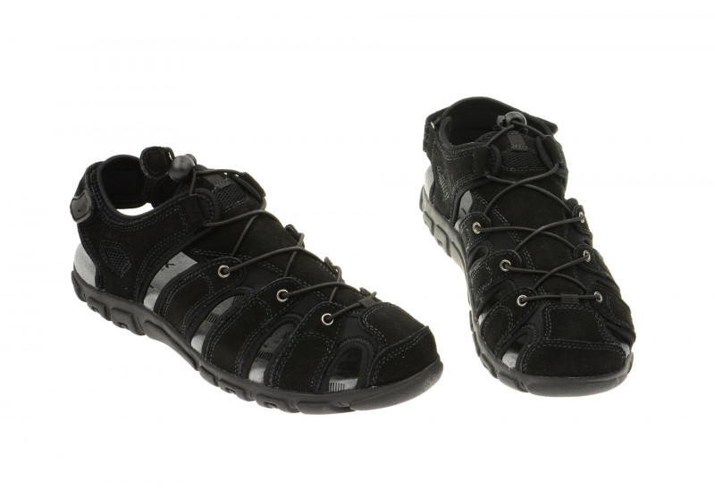 Geox S.Strada Outdoor Sandale schwarz U5224B